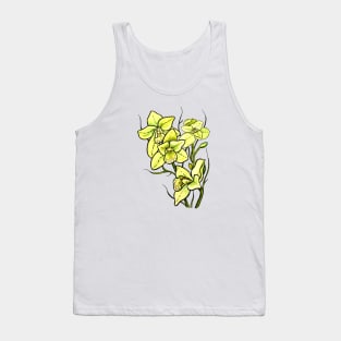 Green Orchid Tank Top